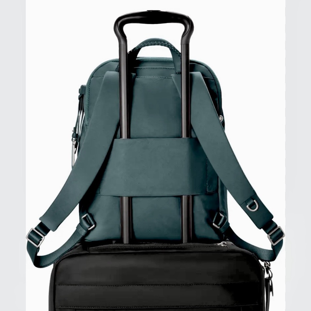 Tumi Teal Backpack with Multiple Pockets - image 5